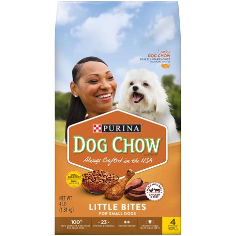Purina Dog Chow Small Breed Dry Dog Food, Little Bites With Real ...