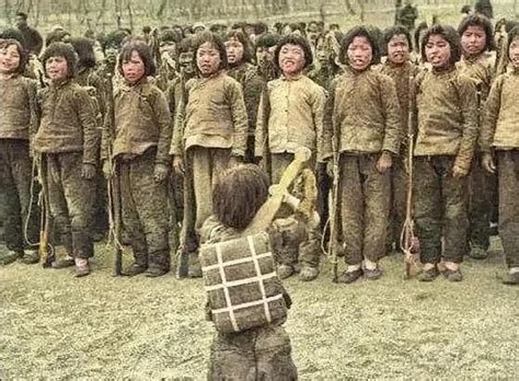 抗战中那些为中国奉献的娃娃兵，最小的年仅10岁 _日军