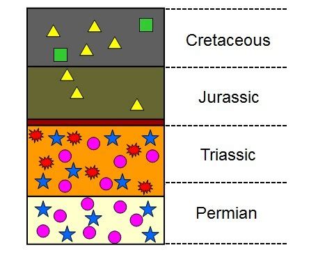 The diagram below represents a series of rock layers from a single ...