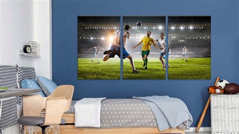 Footballers Playing, Set Of 3 – Myindianthings