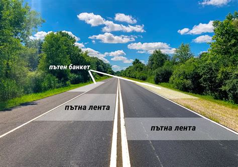 Граница на платно за движение, път, пътно платно и норми - CarInfo