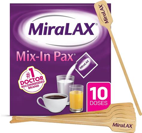 MiraLAX Laxante em Pó Suave para Constipação, Emoliente de Fezes com PEG 3350, Sem Efeitos ...