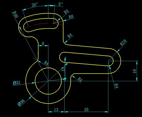 Auto CAD怎么绘制机械零件平面图? - 羽兔网