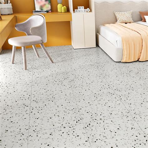 HotDecor Gray Faux Terrazzo Peel and Stick Floor Tile India | Ubuy