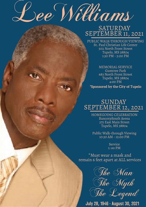 Lee Williams of the Spiritual QC's dies at 75 [Arrangements Added ...