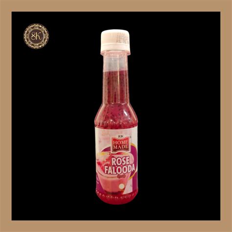 Home Made | Rose Flalooda Syrup | RK Home Made Natural Syrup - 200 ml ...