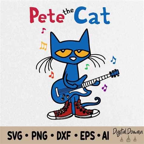 Pete The Cat Boy Svg, Pete The Cat Svg, Pete The Cat Bday Pa - Inspire ...