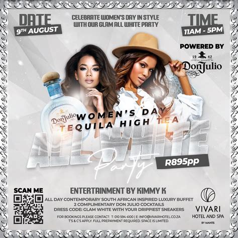 Womens Day Glam All-White Tequila High Tea, Vivari Hotel and Spa ...