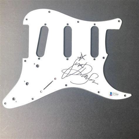 Jinx Dawson Signed Pickguard Bas Beckett Autographed Coven Auction