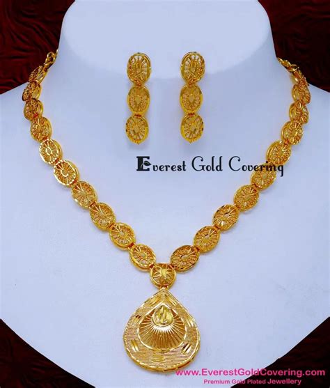 Buy Modern Dubai Jewelry Necklace Designs Gold New Model