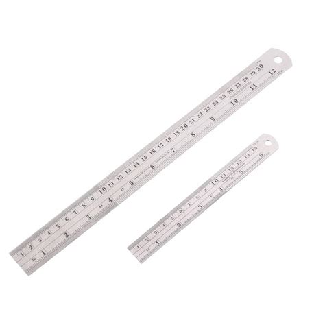 Buy EDATOFLY 12 Inches and 6 Inches Metal Rulers Stainless Steel Ruler ...