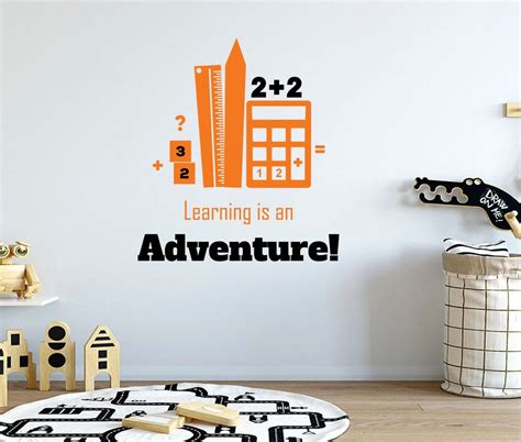 Image result for Math Classroom Wall Sticker Design