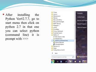 Python Programminig 的图像结果