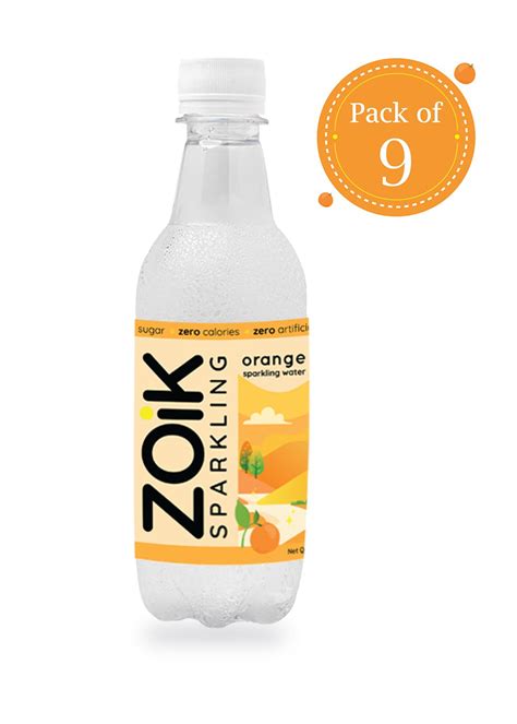 Get Orange Flavoured Sparkling Water - Pack of 9 at ₹ 675 | LBB Shop