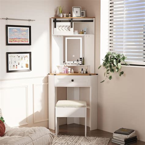 ARTETHYS Small Vanity Desk Set with Mirror and Barbados | Ubuy