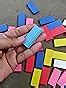 Buy Trinkets & More Dominoes Blocks Set 12 Colours Wooden Toy Building ...