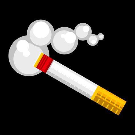 Cigarette smoking vector illustration 553269 Vector Art at Vecteezy
