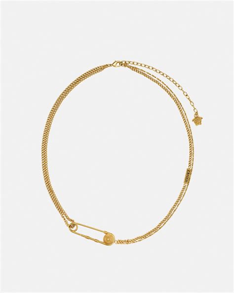 Safety Pin Necklace | VERSACE US