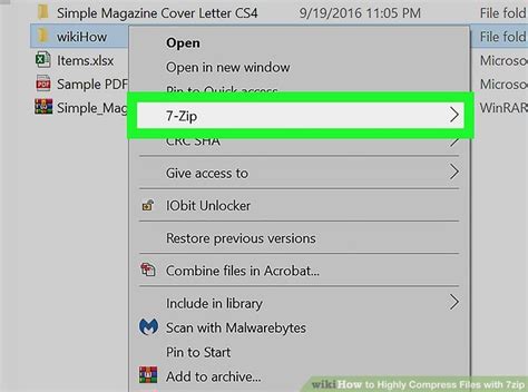 How to Compress Files in 7-Zip 的图像结果