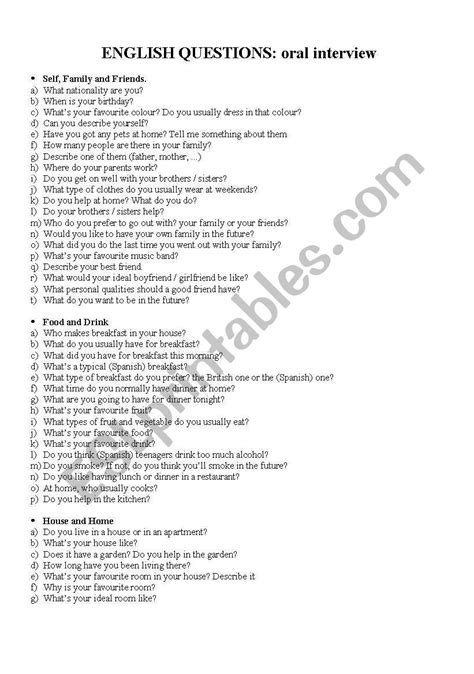 Classroom Interview Worksheet 的图像结果
