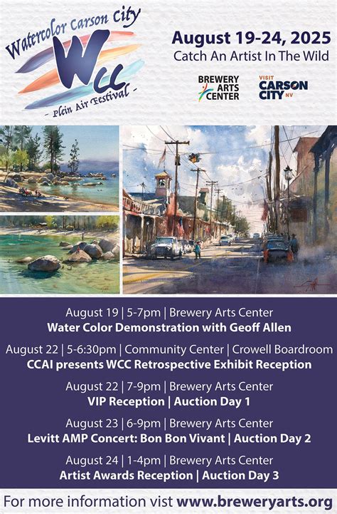 Watercolor Carson City – Plein Air Festival | August 19th thru 24th ...