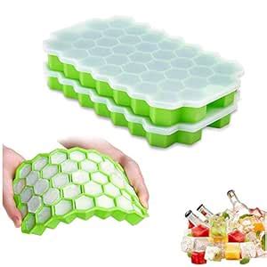 Buy Rixim Cavity Multicolor Flexible Silicon Honeycomb Shape Ice Cube ...