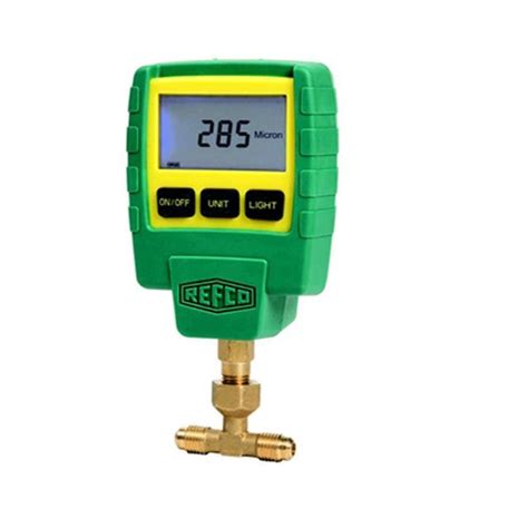 Digital Electronic Vaccum gauge by Refco of Range:0 to 18000 microns ...
