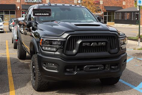 CAUGHT: New Sport Performance Hood On The 2023 Ram 2500 Power Wagon! | Ram Heavy Duty Forum