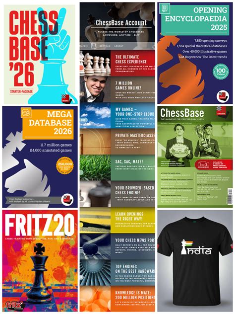 ChessBase India Shop - Buy Chess Sets, Books, Softwares and more!