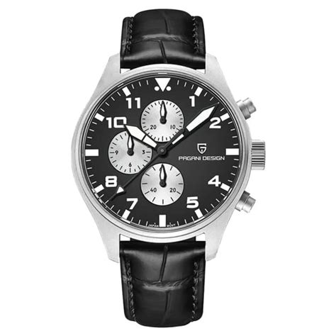 Pagani Design PD-1703 42MM Pilot Chronograph Men's with Seiko VK67 Qua ...