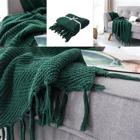Dark Green Throw H M at Jasper Gunson blog