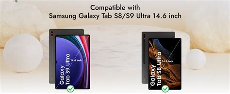 Robustrion Cover for Samsung Tab S9 Ultra Cover Case/Tab S8 Ultra Flip ...