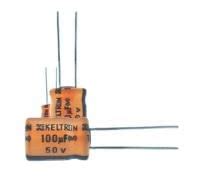 KELTRON 100 uF/50V V Radial Electrolytic Capacitor (10) : Amazon.in ...