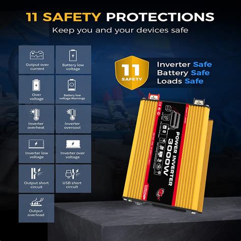 Snapklik.com : Klanata 3000W Max Power Inverter, Car Power Cigarette ...