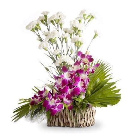 Buy Carnation With Orchids Arrangements Online at Best Price | Od