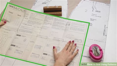 Image result for How to Sew Using a Pattern