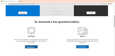Image result for Microsoft SQL Server Download for Windows 10