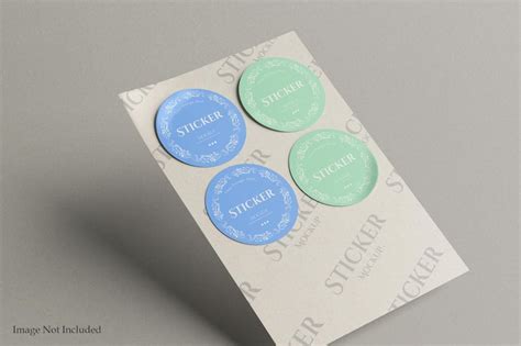 Sticker presentation mockup Images - Free Download on Freepik