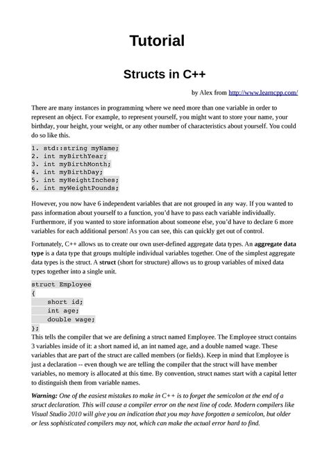 Image result for Graphically Depict C Structs