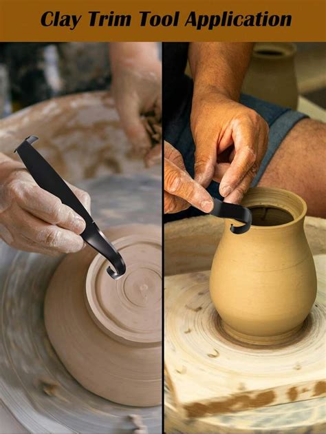 Attrezzi per rifinire la ceramica in acciaio inossidabile, design a ...