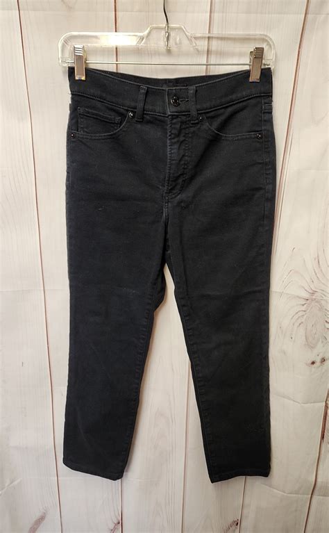 Express Women's Size 25 (0) Petite Black Jeans High Rise Slim – Off The ...