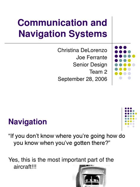 Image result for Navigation and Communication System