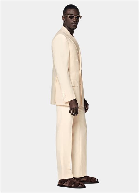 Light Yellow Tailored Fit Milano Suit in Wool Mohair | SUITSUPPLY ...