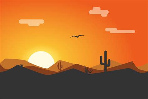 Sunset at desert clipart 19 free Cliparts | Download images on ...