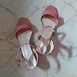 PINKWOOD Womens Pink Heeled Sandal - 6 UK () : Amazon.in: Shoes & Handbags