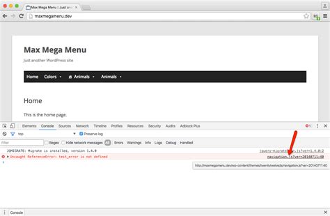 A JavaScript Error 的图像结果