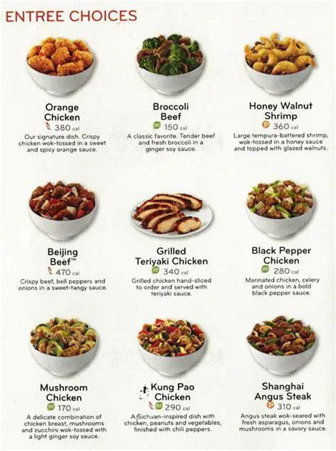 Image result for Panda Express Menu Items