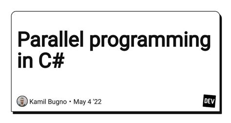 Image result for C# Parallel Programming G