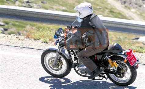 Updated 2017 Royal Enfield Continental GT With ABS- Spied » BikesMedia News