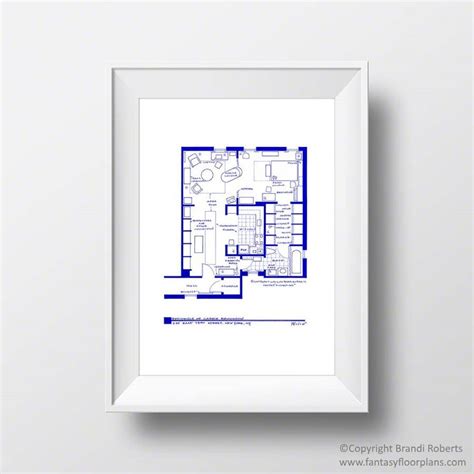 Carrie Bradshaw Apartment Floor Plan - TV Show Floor Plan for Sex and ...